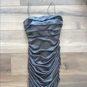 Revolve Ruched Bodycon Mini Dress